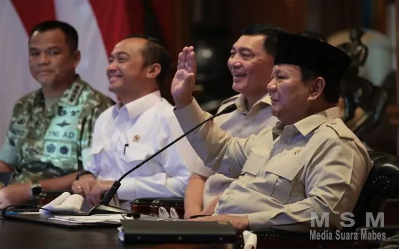 Presiden Prabowo Resmikan 218 Jembatan di Indonesia, Menhan Sjafrie Sjamsoeddin Turut Mendampingi