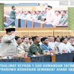 Presiden Prabowo Beri Taklimat ke 1.500 Komandan Satuan TNI di Unhan, Perkuat Soliditas Nasional