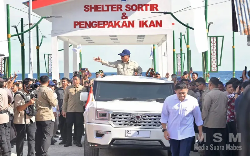 Wujudkan Kemandirian Pesisir, Presiden Prabowo Resmikan Fasilitas Terpadu di Kampung Nelayan Merah Putih Kota Gorontalo