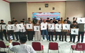 Penetapan dan Pengukuhan Nomor Urut Calon BPD Desa Setiamulya Digelar di Aula Kantor Desa