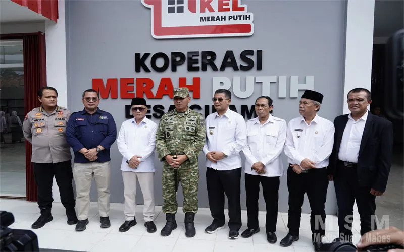 Pangdam III/Slw Hadiri Launching KDKMP Bersama Presiden RI