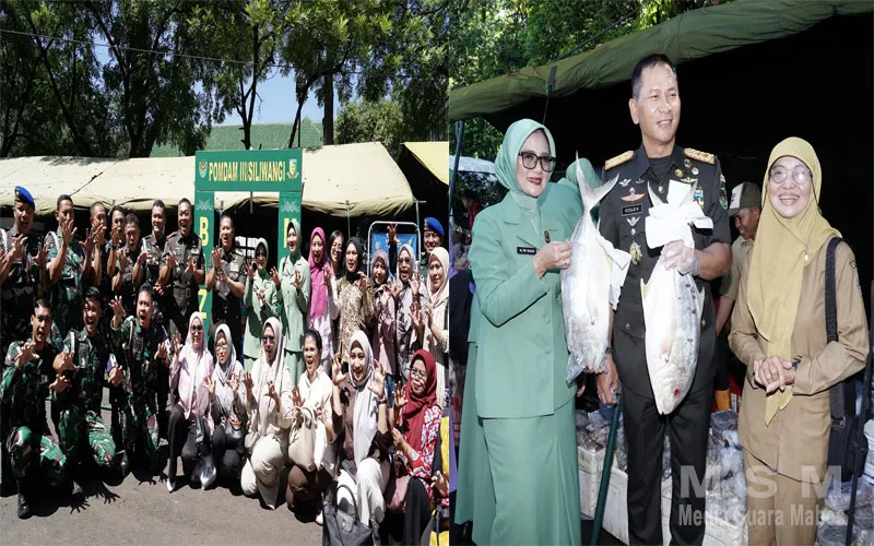 HUT ke-80 Kodam III/Slw Gelar Bazar UMKM