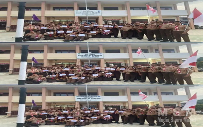 SMP Negeri 1 Sandai Gelar Perkemahan Sabtu-Minggu (PERSAMI) Di Halaman Sekolah Jalan Pramuka Kecamatan Sandai