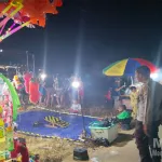 Bhabinkamtibmas Sagatani Hadiri Pesta Gawai Padi Naik Dangau, Pastikan Keamanan dan Kedekatan dengan Masyarakat