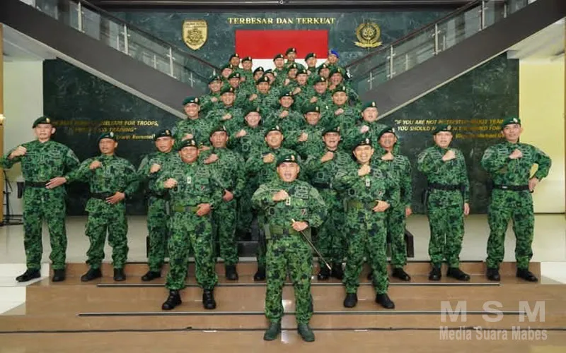 Sertijab Asintel, Aslog, Aster & Dandenpal 2 Simbol Regenerasi Kepemimpinan Divif 2 Kostrad