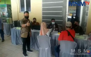 Pasar Cibadak Mengadakan Vaksinasi Massal