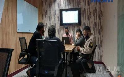 Kunjungan Biro Sukabumi ke Redaksi Pusat Media Suara Mabes