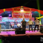 Polsek Singkawang Selatan Amankan Pesta Gawai Padi Naik Dangau Kelurahan Sagatani
