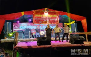 Polsek Singkawang Selatan Amankan Pesta Gawai Padi Naik Dangau Kelurahan Sagatani