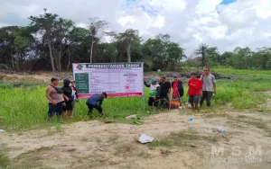 Sejak 1950-an Jadi Warisan Ogel Bin Kariden, 3 Bidang Tanah di Sagatani Kini Dipasangi Papan Hak Milik