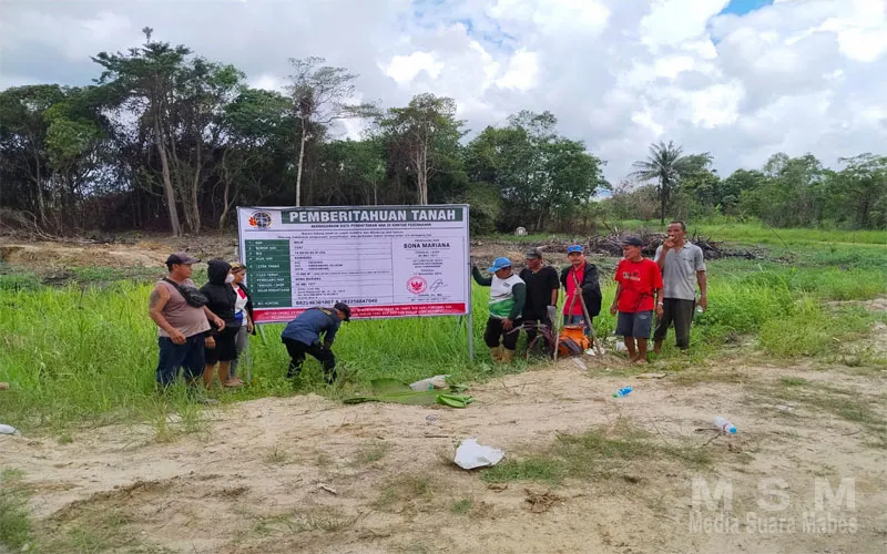 Sejak 1950-an Jadi Warisan Ogel Bin Kariden, 3 Bidang Tanah di Sagatani Kini Dipasangi Papan Hak Milik