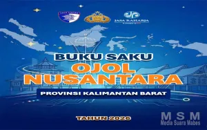 Bangun Sinergitas, Korlantas Polri Gelar Acara “Polantas Menyapa Ojol” di Pontianak