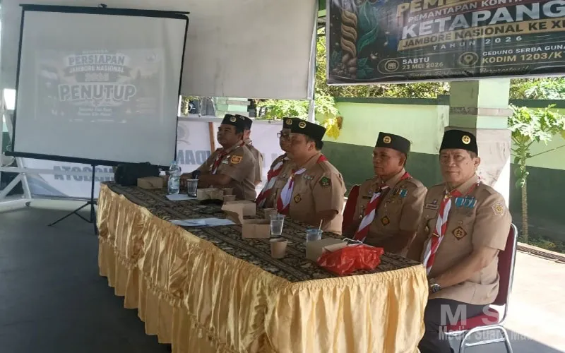 Pemantapan Peserta Jamnas Ke-XII Tahun 2026 Kwarcab Ketapang