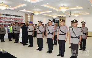 Pimpin Sertijab Sejumlah Pejabat Utama Polres Dan Kapolsek Jajaran, Kapolres Ketapang Tekankan Peningkatan Pelayanan Kepada Masyarakat