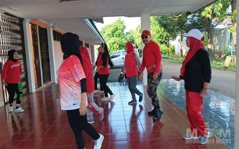 Jaga Kebugaran Tubuh, FKKPBM Gelar Senam Bersama di Lapangan Gongseng Cijantung