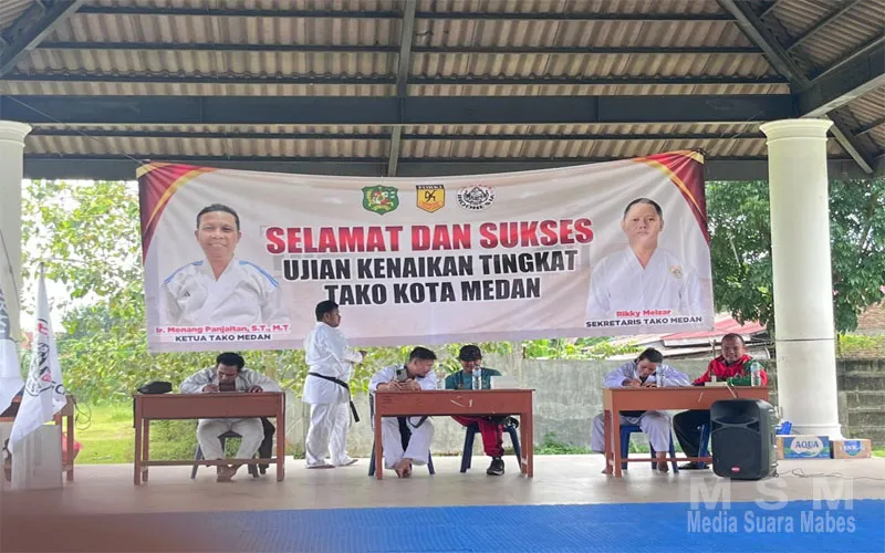 Ujian Kenaikan Tingkat Perguruan Karate-Do Tako Indonesia Pengcab Medan Berlangsung Sukses