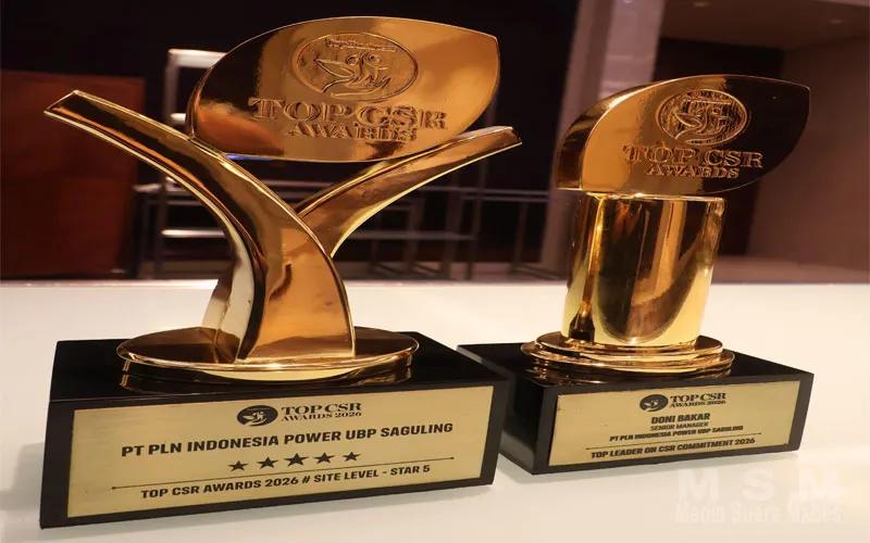 Komitmen Berkelanjutan, UBP Saguling Raih Top CSR Awards 2026 Star 5