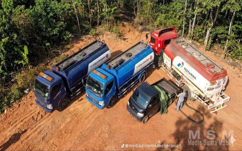 Dugaan Penyalahgunaan BBM Bersubsidi, SPBU 64.788.16 Sungai Laur Jadi Sorotan