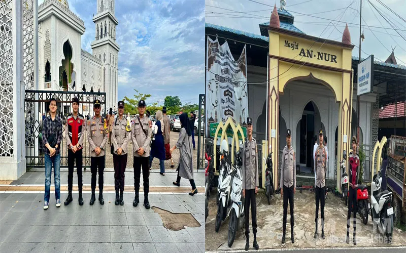 Polres Ketapang Laksanakan Pengamanan Ibadah Sholat Idul Adha di Sejumlah Masjid Wilayah Hukum