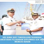 KRI Bima Suci Tinggalkan Shanghai Menuju Busan, Perkuat Diplomasi Maritim Indonesia di Asia Timur