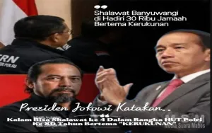 Jokowi Titip Pesan Kerukunan untuk HUT Polri ke-80, Agus Flores: Dukungan Lintas Agama Jadi Kekuatan Shalawat Kebangsaan