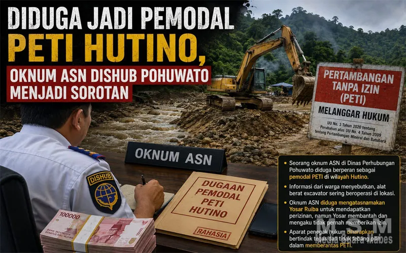 PETI Hutino Kembali Disorot, Oknum ASN Diduga Berada di Balik Pendanaan Tambang Ilegal
