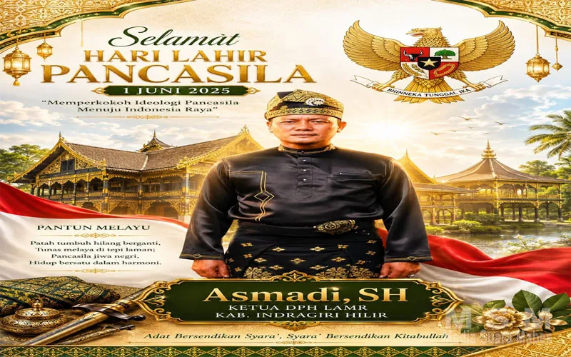 Dari Bumi Melayu Indragiri Hilir, Asmadi SH Ajak Generasi Muda Menjaga Marwah Pancasila