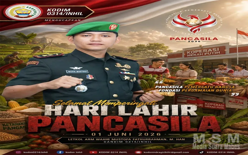 Hari Lahir Pancasila 2026: Memperkuat Persatuan Bangsa melalui Ketahanan Pangan dan Koperasi Merah Putih