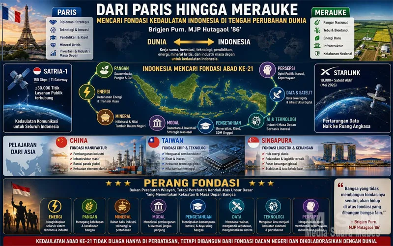 Dari Paris Hingga Merauke, Mencari Benang Merah Kedaulatan Indonesia di Tengah Perubahan Dunia