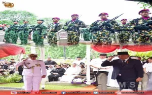 Dipimpin Menhan RI, Pangkormar Hadiri Pemakaman Militer Jenderal TNI (Purn.) Ryamizard Ryacudu