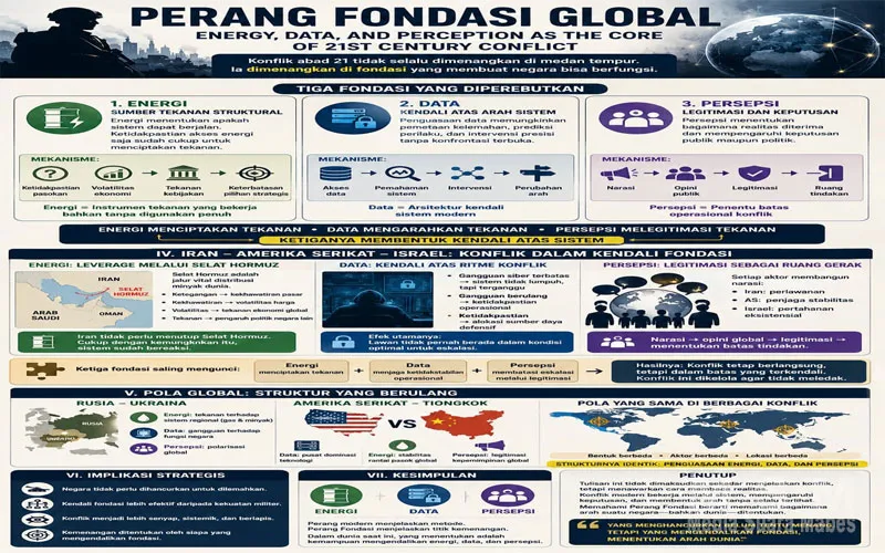 Brigjen (Purn.) MJP Hutagaol Perkenalkan Konsep “Perang Fondasi”, Energi, Data, dan Persepsi Disebut Jadi Penentu Konflik Abad ke-21
