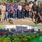 Polsek Jelai Hulu Bersama TNI dan Instansi Terkait Laksanakan Pengamanan Pembukaan Portal Adat Akses PT. FAPE dan PT. USP