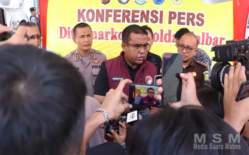 Lagi! Ditresnarkoba Polda Kalbar Gagalkan Peredaran Narkoba Miliaran Rupiah, 32 Tersangka Diamankan