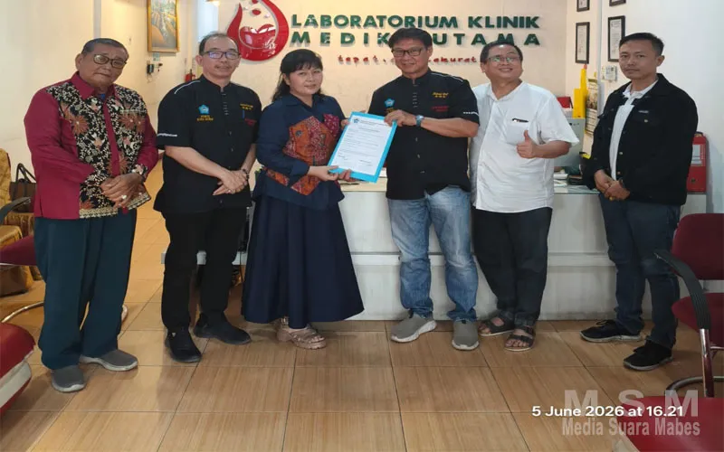 PSMTI Kota Dumai Teken MoU dengan Laboratorium Klinik Medika Utama, Anggota Dapat Diskon 10 Persen