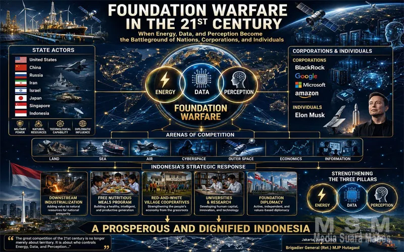 Foundation Warfare: Ketika Energi, Data, dan Persepsi Menjadi Medan Pertarungan Baru Dunia Abad ke-21