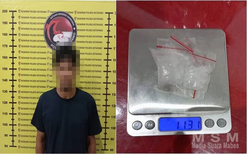 Komitmen Berantas Narkoba, Polsek Manis Mata Amankan Seorang Pelaku Narkoba