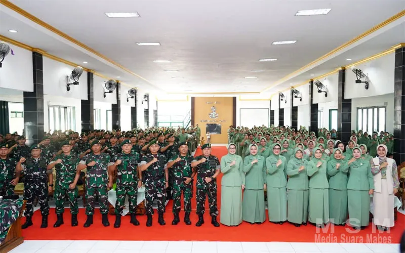 Saat Prajurit 412 Menjaga Perdamaian Dunia di Kongo, Pangdivif 2 Kostrad Datangi Keluarganya di Purworejo