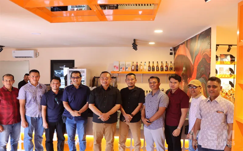 Mewakili Kapolres Ketapang, Waka Polres Ketapang Hadiri Grand Opening Teduh Coffee & Eatery di Kecamatan Delta Pawan