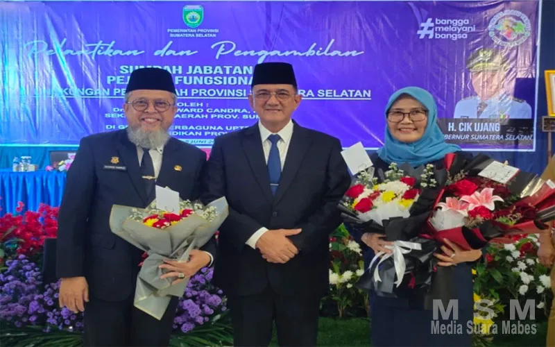 Prof. Achmad Tarmizi Resmi Dilantik sebagai Peneliti Ahli Utama, Satu-satunya di Pemprov Sumsel