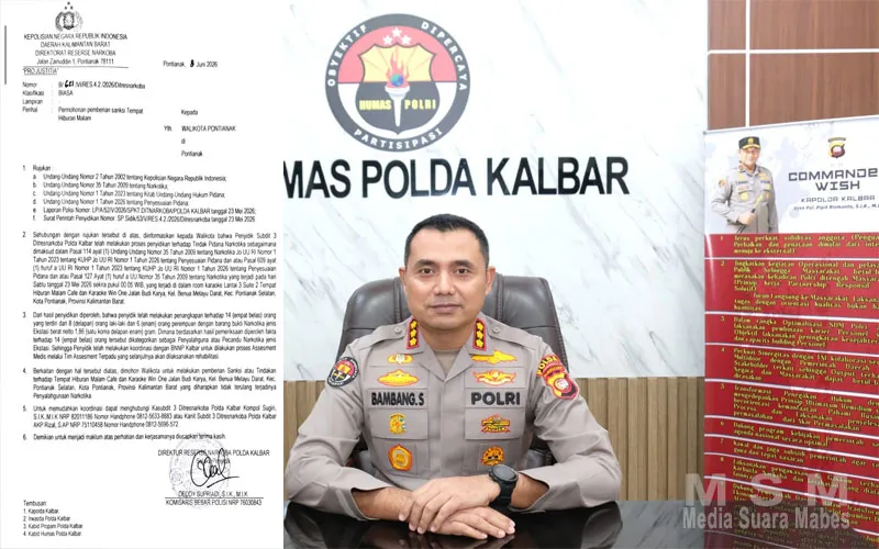 Polda Kalbar Dorong Pemberian Sanksi Tegas bagi Tempat Hiburan Malam yang Langgar Aturan