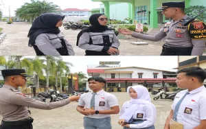 Pamapta Polres Ketapang Sambangi Mahasiswa dan Pelajar, Sosialisasikan Layanan Call Center 110