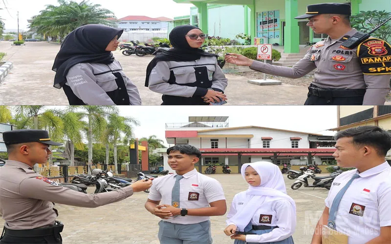Pamapta Polres Ketapang Sambangi Mahasiswa dan Pelajar, Sosialisasikan Layanan Call Center 110