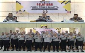 Kapolres Ketapang Pimpin Pembukaan Pelatihan Fungsi Teknis Samapta di Aula Polres Ketapang