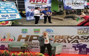 Pers Bersatu Bekasi Raya Maju, HPN Tingkat Bekasi Raya 2026 Dibuka Meriah