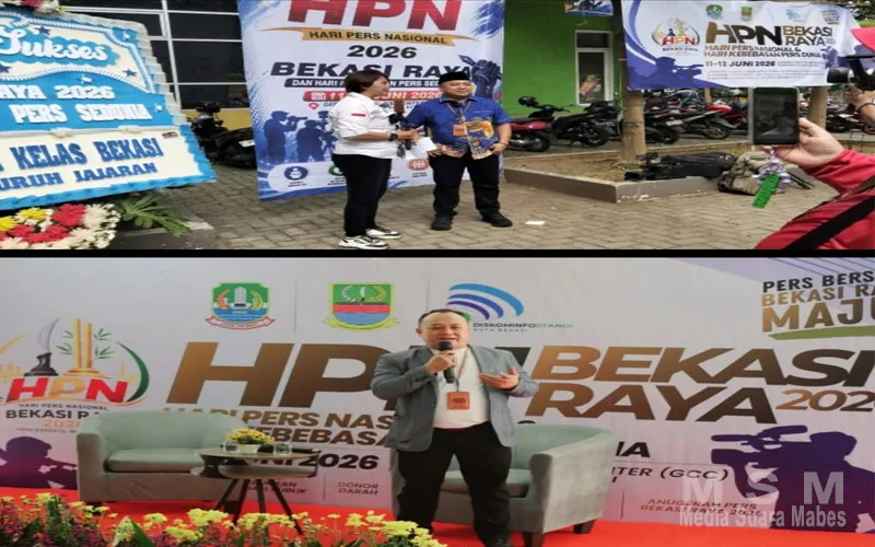 Pers Bersatu Bekasi Raya Maju, HPN Tingkat Bekasi Raya 2026 Dibuka Meriah