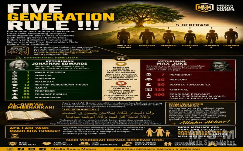Five Generation Rule: Warisan Kebaikan dan Keburukan Yang Menembus Lima Generasi