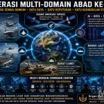 PERANG MULTI-DOMAIN ABAD KE-21: Integrasi Darat, Laut, Udara, Siber, hingga Kecerdasan Buatan Ubah Strategi Pertahanan Modern