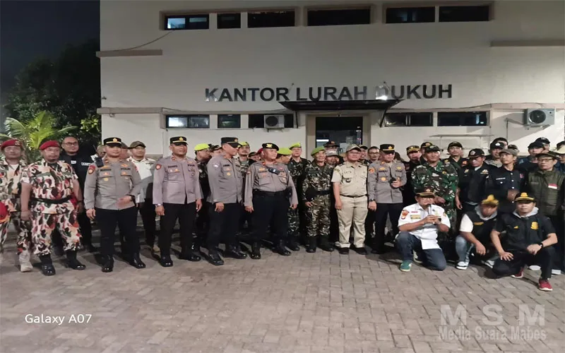 Perkuat Kondusivitas Wilayah, FKKPBM Bersama Tiga Pilar dan Elemen Masyarakat Gelar Apel Cipta Kondisi di Kampung Dukuh, Kramat Jati