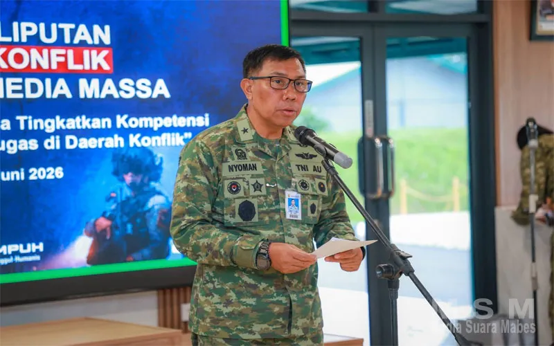 Tingkatkan Kesiapan Kerja di Zona Merah, Puluhan Jurnalis Ikuti Simulasi Liputan Konflik Dispenau-Pasgat