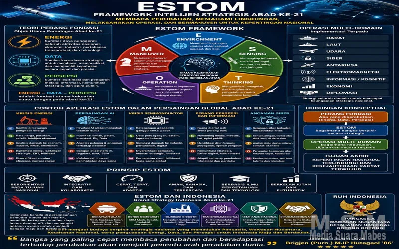 Brigjen (Purn.) MJP Hutagaol Perkenalkan ESTOM Framework, Kerangka Intelijen Strategis Hadapi Persaingan Global Abad ke-21